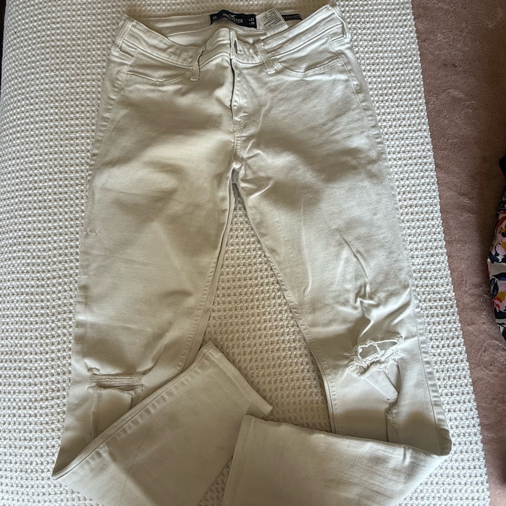 Women's Cream Jeans
